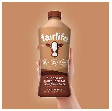 Fairlife Chocolate Flavored Reduced-Fat Ultra-Filtered Lactose-Free Milk, 52 fl. oz.