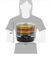 Elite Gourmet 5-Tier Digital Food Dehydrator - Black