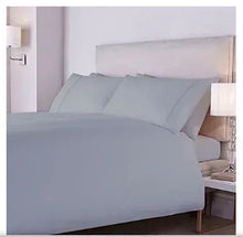 Full-size sheet set, harbor mist blue-gray bed sheet and matching pillowcases