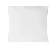 White euro-size pillow with smooth cover, no visible branding