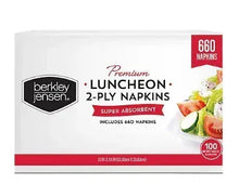 Berkley Jensen luncheon napkins, 2-ply white, 660 count package