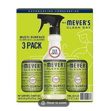 Multi-surface cleaner 3-pack with spray bottle and three lemon verbena bottles