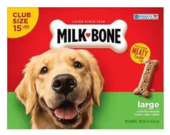 Milkbone Large Dog Biscuits, 15 lbs.