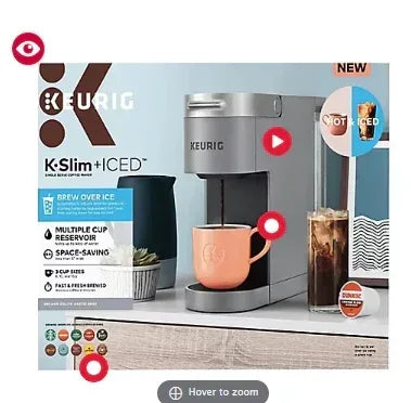Keurig K-slim + Iced Single Serve Coffee Maker