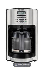 Mr. Coffee 12-Cup Programmable Coffee Maker with Rapid Brew System - Stainless Steel