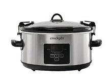 7 qt slow cooker with stainless body, lid, and digital control panel