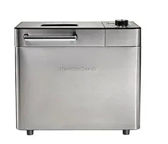 Hamilton Beach Stainless Steel Premium Bread Maker, Auto Fruit/Nut Dispenser, 21 Settings
