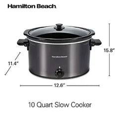 Hamilton Beach Slow Cooker, 10 Quart Capacity