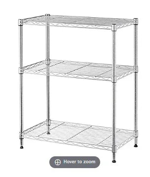 Berkley Jensen 6-Shelf Storage Rack - Chrome