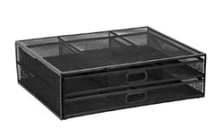 Mount-It! Mesh Monitor Riser with Drawers