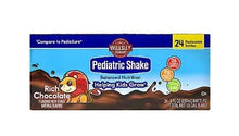 Wellsley Farms pediatric shake box, chocolate flavor, 24 ct.