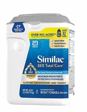 Similac 360 Total Care Infant Formula Powder, 40 oz