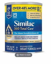 Milk-based infant formula powder can, 30.8 oz
