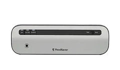 FoodSaver Space-Saving Vacuum Sealer with Bags and Roll - Silver`