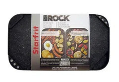 Starfrit The Rock 19.5" x 11" Reversible Grill and Griddle - Black