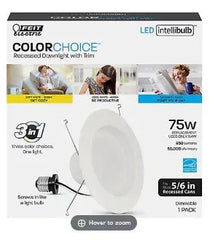Feit Electric 75W Equivalent 5"/6" Color Selectable LED Recessed Downlight