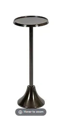 Kate and Laurel Sanzo Modern Pedestal Side Table