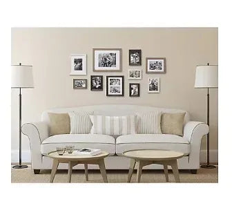 Kate and Laurel Bordeaux Gallery Set of 10 Wall Kit - Assorted