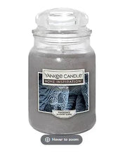 Yankee Candle Home Inspiration cozy up candle in glass jar with paper label
