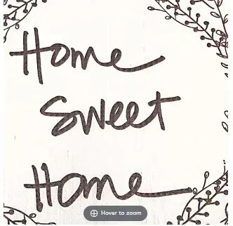 Nicole Miller Anti-Fatigue Kitchen Mat - "Home Sweet Home" Print
