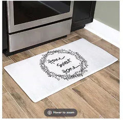 Nicole Miller Anti-Fatigue Kitchen Mat - "Home Sweet Home" Print