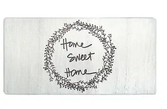Nicole Miller Anti-Fatigue Kitchen Mat - "Home Sweet Home" Print