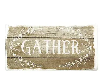 Nicole Miller Anti-Fatigue Kitchen Mat - "Gather" Print