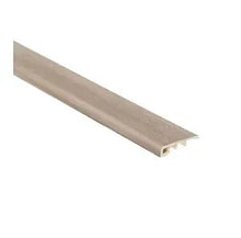 Baby threshold strip in sliced pine wood with flat top edge molding