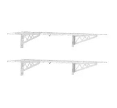 SafeRacks 48" Wall Shelves, 2 pk. - White