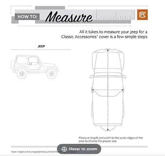 Classic Accessories Polypro 3 Jeep Cover