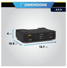 Black parallel power kit with size dimensions: 13.7 in., 10.9 in., 4 in.