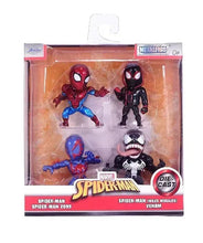 Spider-Man and Venom Metalfigs 4-pack in retail box, 2.5-inch metal figures