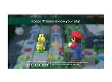 Nintendo Switch party game gameplay screen with Mario and Koopa Troopa