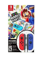 Nintendo Super Mario Party game and red & blue Joy-Con bundle box