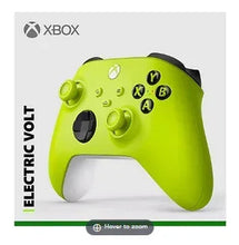 Xbox Electric Volt controller in lime green with ABXY buttons