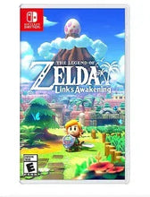 Nintendo Switch game case with Link and The Legend of Zelda: Link's Awakening title