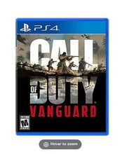PS4 video game case for Call of Duty: Vanguard, featuring soldier cover art.