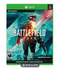 Xbox Series X game box cover with soldier and Battlefield 2042 title