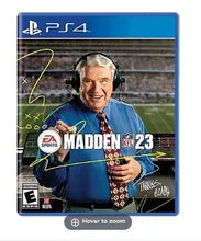 Madden NFL 23 PS4 video game case with football player artwork