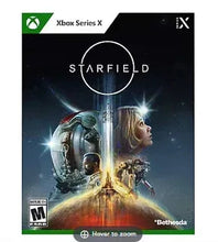 Starfield Xbox Series X game case cover with astronaut and spaceship
