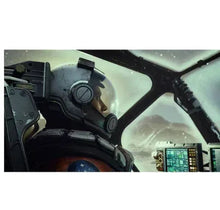 Sci-fi helmet and cockpit controls for Xbox Series X Starfield