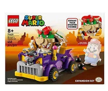 LEGO Icons Wildflower Bouquet building set box, purple vehicle and minifigure
