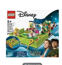 LEGO Disney Peter Pan & Wendy storybook adventure set box, 111 pieces