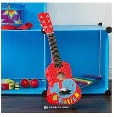 Toy Time Miniature Acoustic Guitar with Six Tunable Strings