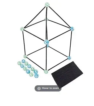 Toy Time 60-Pc. Flexible Construction Fort Building Toy Set