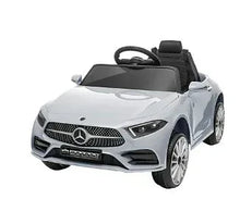 Kids Motorz Mercedes Benz CLS350 ride-on car, silver with black grille and wheels