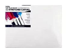 Blank stretched canvas 11x14 in. white