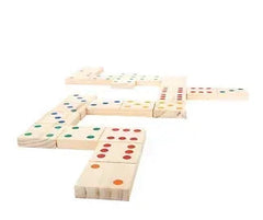 Toy Time Giant Wooden Dominoes Set