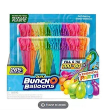 Bunch O Balloons tropical party 8-pack with multicolor balloons in a package