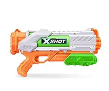 X-Shot Fast Fill medium water blaster in orange and green, white accents